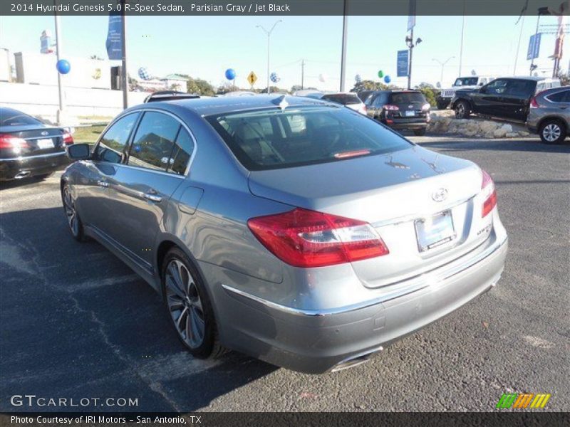 Parisian Gray / Jet Black 2014 Hyundai Genesis 5.0 R-Spec Sedan