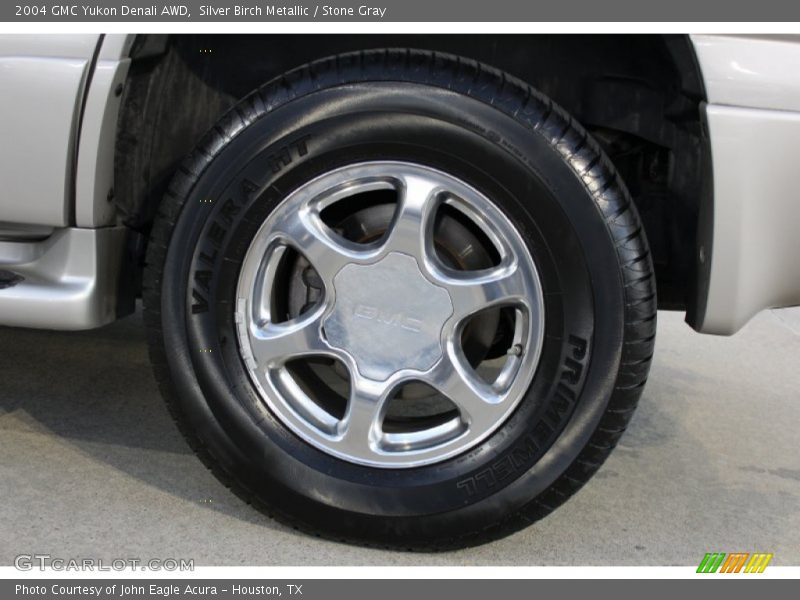 Silver Birch Metallic / Stone Gray 2004 GMC Yukon Denali AWD