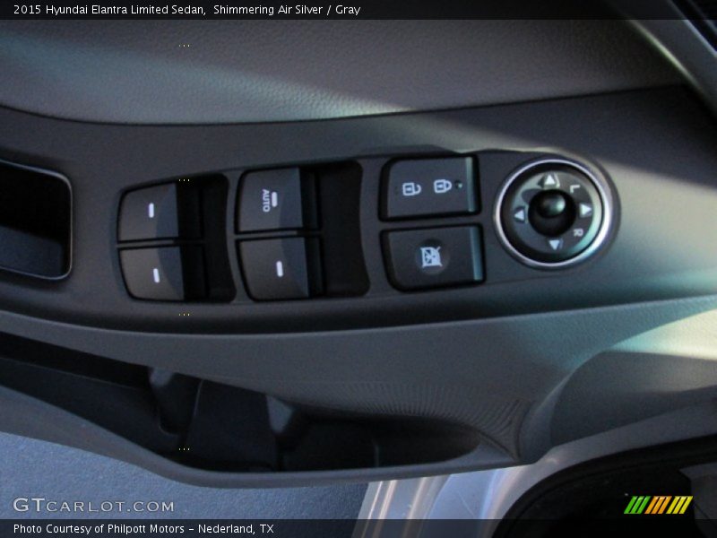 Shimmering Air Silver / Gray 2015 Hyundai Elantra Limited Sedan