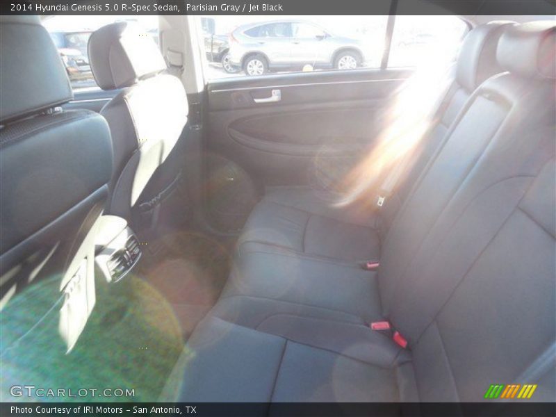 Parisian Gray / Jet Black 2014 Hyundai Genesis 5.0 R-Spec Sedan