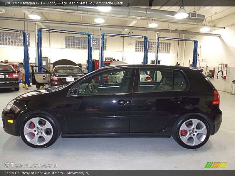Black Magic Metallic / Anthracite Black 2008 Volkswagen GTI 4 Door