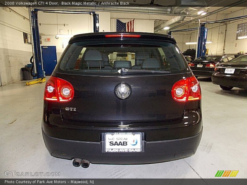 Black Magic Metallic / Anthracite Black 2008 Volkswagen GTI 4 Door