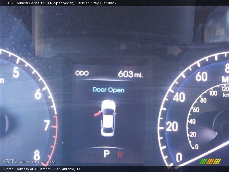 Parisian Gray / Jet Black 2014 Hyundai Genesis 5.0 R-Spec Sedan