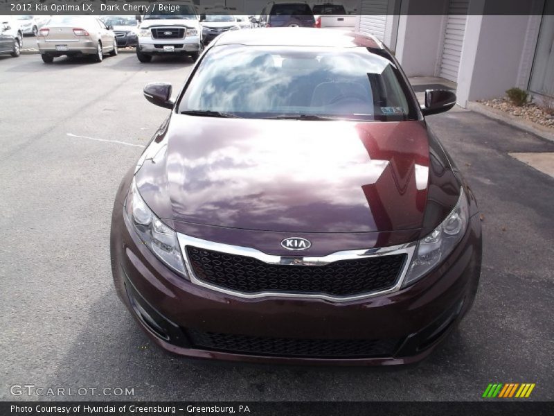 Dark Cherry / Beige 2012 Kia Optima LX