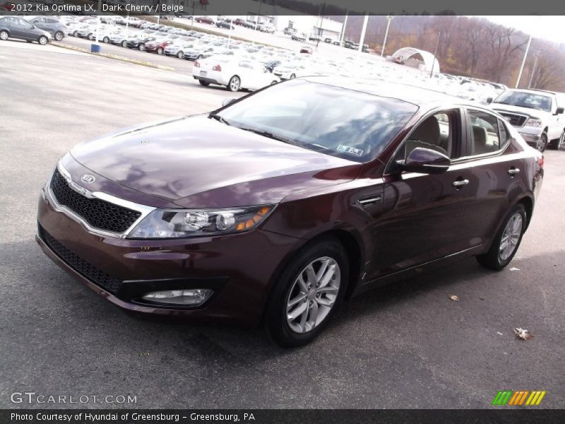 Dark Cherry / Beige 2012 Kia Optima LX
