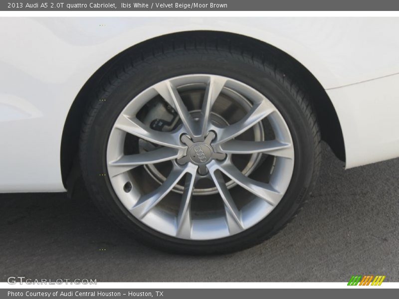 Ibis White / Velvet Beige/Moor Brown 2013 Audi A5 2.0T quattro Cabriolet