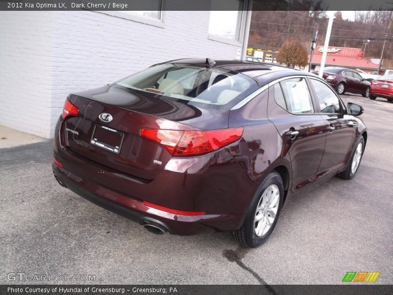 Dark Cherry / Beige 2012 Kia Optima LX