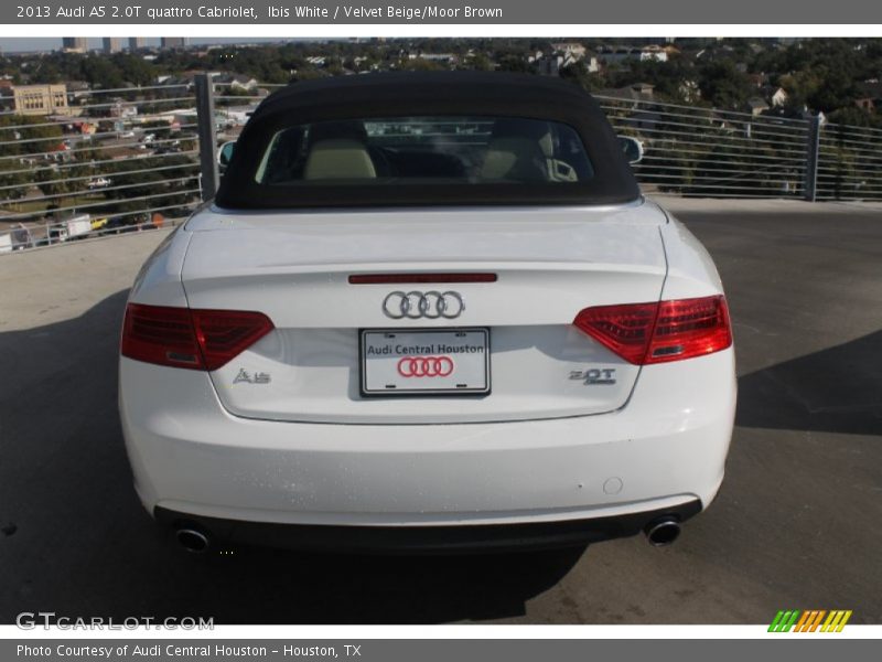 Ibis White / Velvet Beige/Moor Brown 2013 Audi A5 2.0T quattro Cabriolet