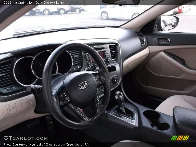 Dark Cherry / Beige 2012 Kia Optima LX