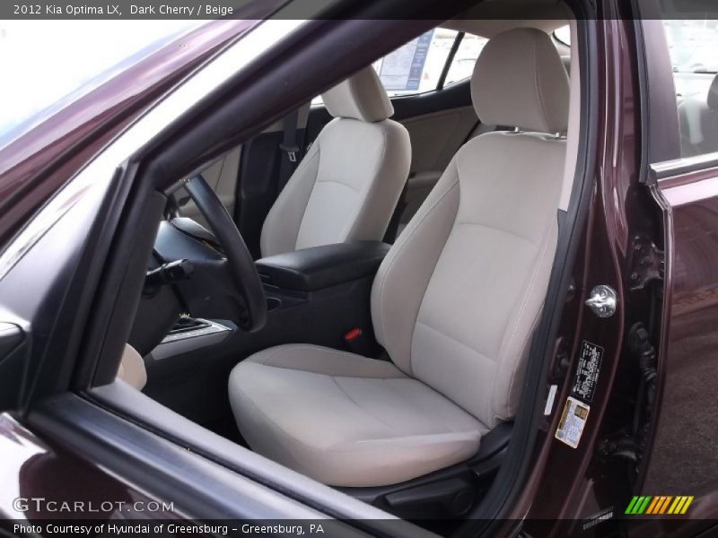 Dark Cherry / Beige 2012 Kia Optima LX