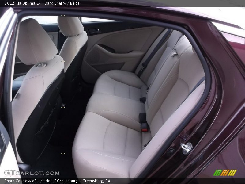 Dark Cherry / Beige 2012 Kia Optima LX