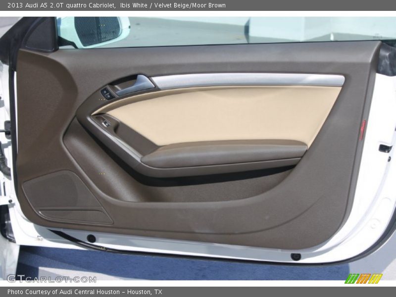 Ibis White / Velvet Beige/Moor Brown 2013 Audi A5 2.0T quattro Cabriolet