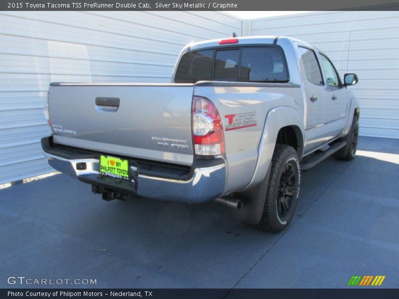 Silver Sky Metallic / Graphite 2015 Toyota Tacoma TSS PreRunner Double Cab