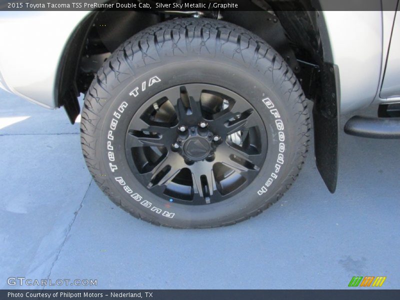 Silver Sky Metallic / Graphite 2015 Toyota Tacoma TSS PreRunner Double Cab