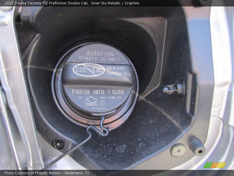 Silver Sky Metallic / Graphite 2015 Toyota Tacoma TSS PreRunner Double Cab