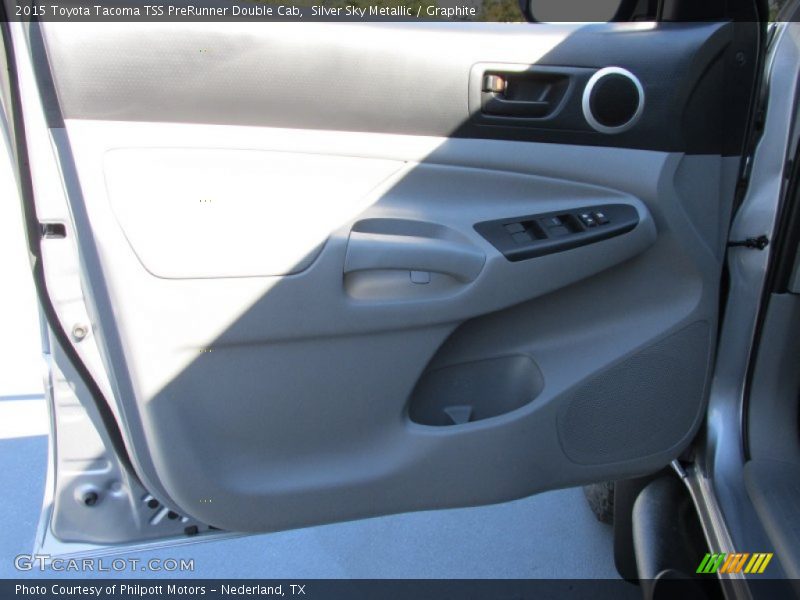 Silver Sky Metallic / Graphite 2015 Toyota Tacoma TSS PreRunner Double Cab