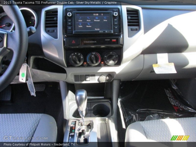 Silver Sky Metallic / Graphite 2015 Toyota Tacoma TSS PreRunner Double Cab