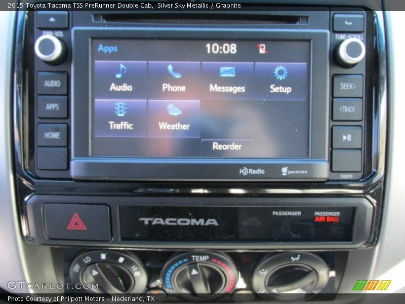 Silver Sky Metallic / Graphite 2015 Toyota Tacoma TSS PreRunner Double Cab