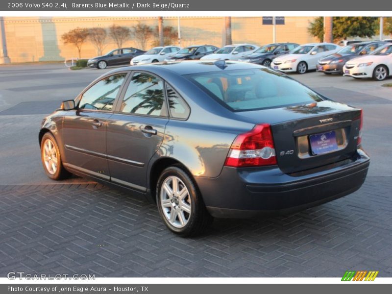 Barents Blue Metallic / Dark Beige/Quartz 2006 Volvo S40 2.4i
