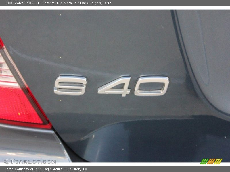 Barents Blue Metallic / Dark Beige/Quartz 2006 Volvo S40 2.4i
