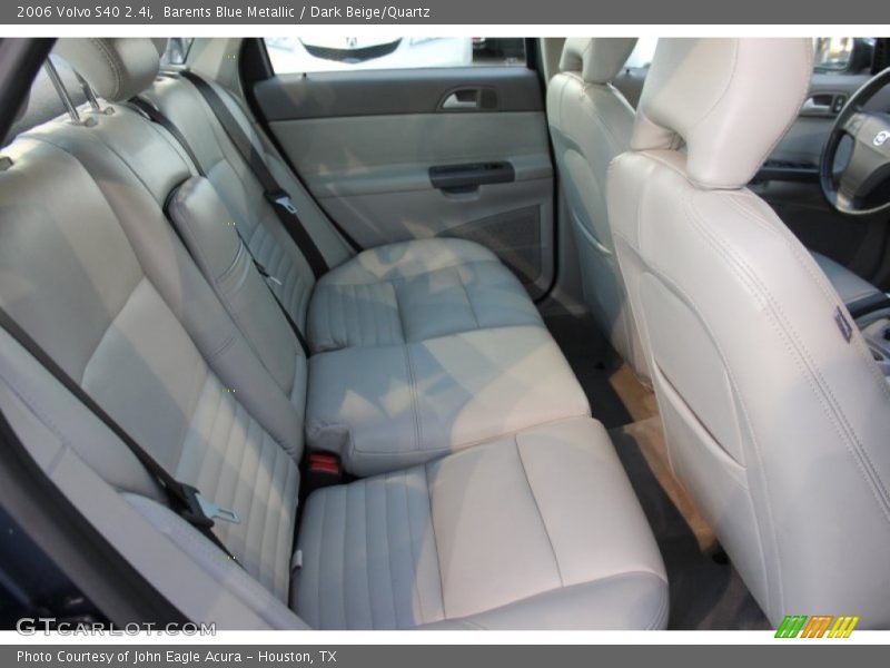 Barents Blue Metallic / Dark Beige/Quartz 2006 Volvo S40 2.4i