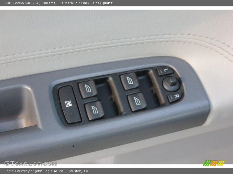 Barents Blue Metallic / Dark Beige/Quartz 2006 Volvo S40 2.4i