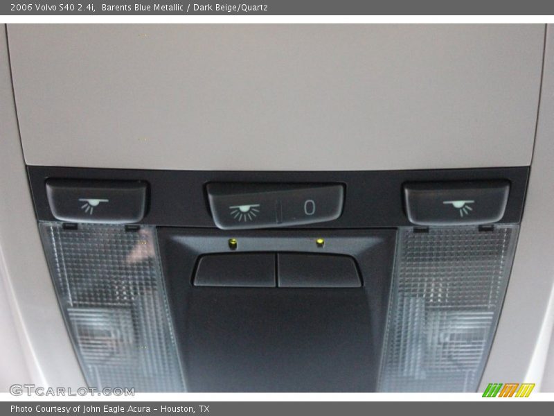 Barents Blue Metallic / Dark Beige/Quartz 2006 Volvo S40 2.4i