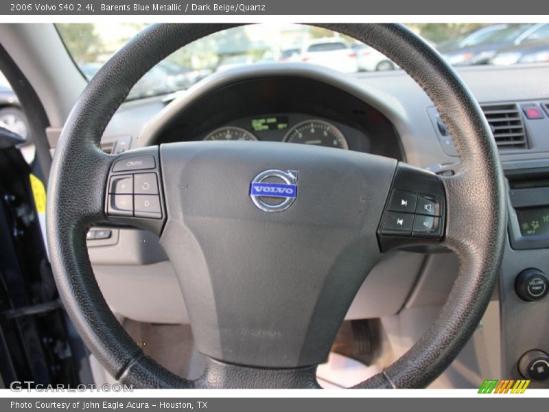 Barents Blue Metallic / Dark Beige/Quartz 2006 Volvo S40 2.4i
