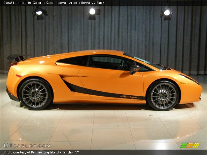 Arancio Borealis / Black 2008 Lamborghini Gallardo Superleggera