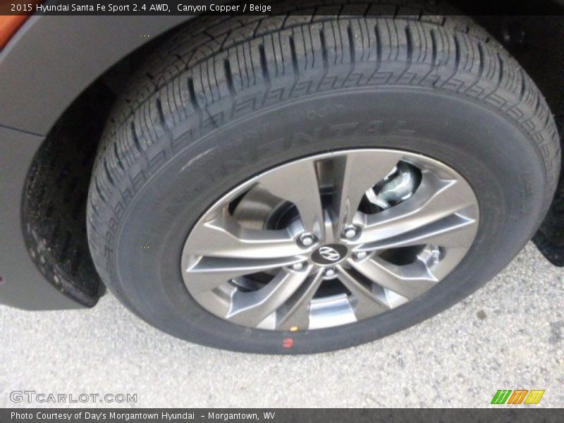 Canyon Copper / Beige 2015 Hyundai Santa Fe Sport 2.4 AWD