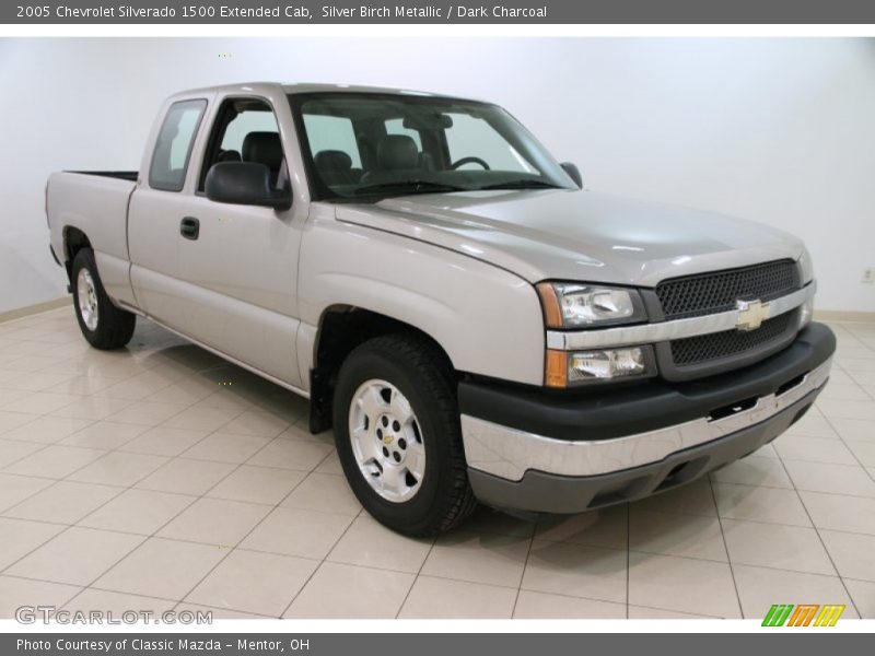 Silver Birch Metallic / Dark Charcoal 2005 Chevrolet Silverado 1500 Extended Cab