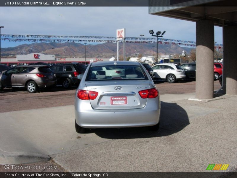 Liquid Silver / Gray 2010 Hyundai Elantra GLS