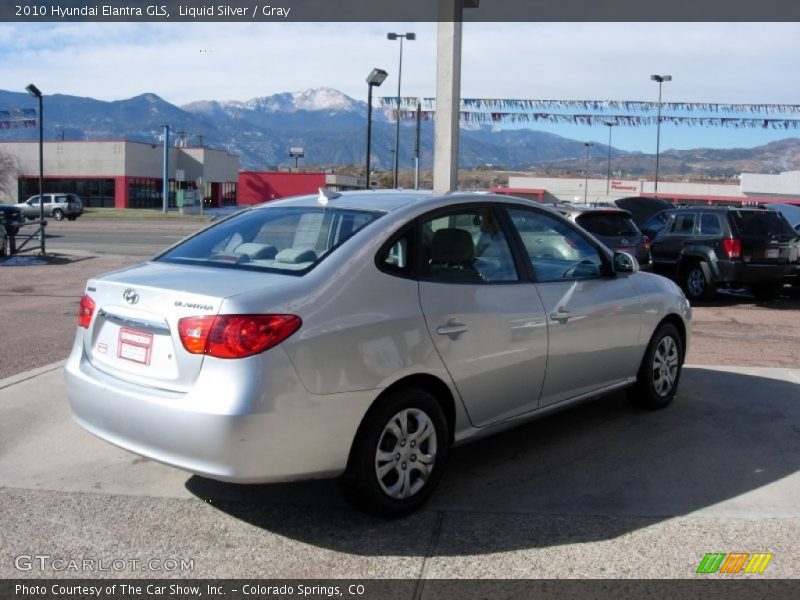Liquid Silver / Gray 2010 Hyundai Elantra GLS