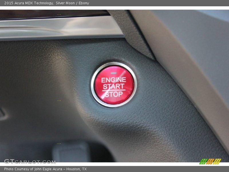 Silver Moon / Ebony 2015 Acura MDX Technology
