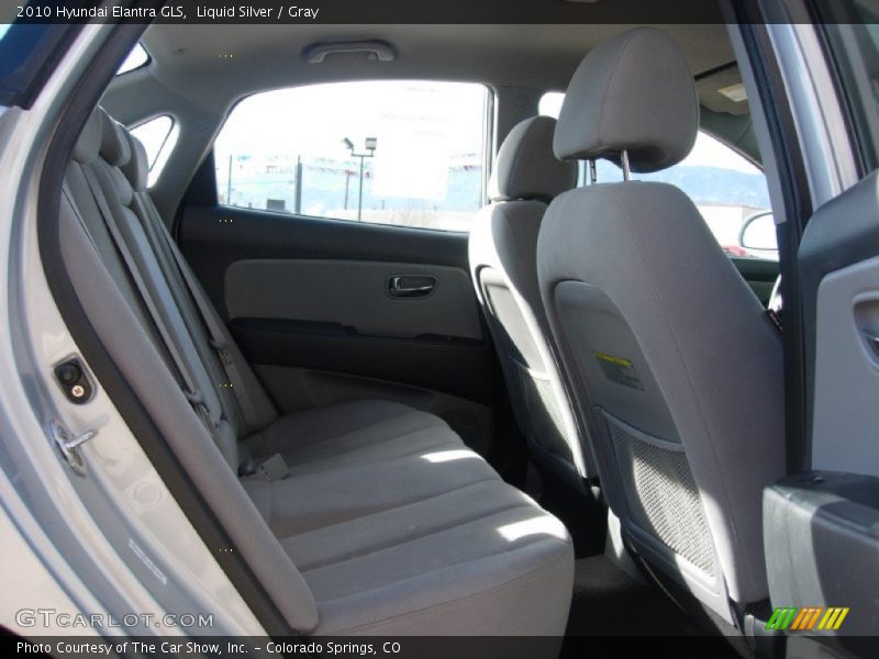 Liquid Silver / Gray 2010 Hyundai Elantra GLS