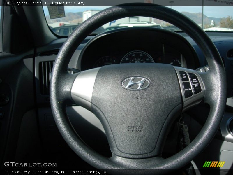 Liquid Silver / Gray 2010 Hyundai Elantra GLS
