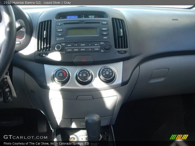 Liquid Silver / Gray 2010 Hyundai Elantra GLS