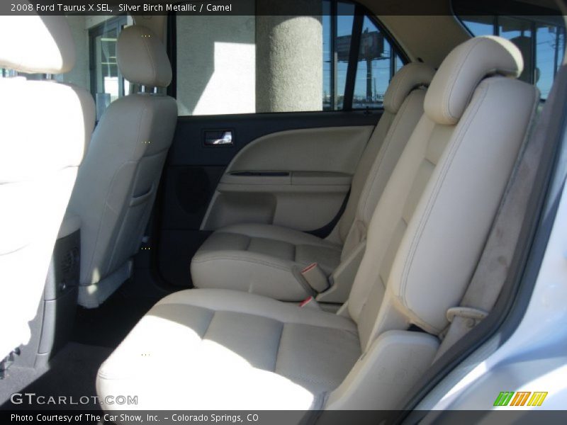 Silver Birch Metallic / Camel 2008 Ford Taurus X SEL