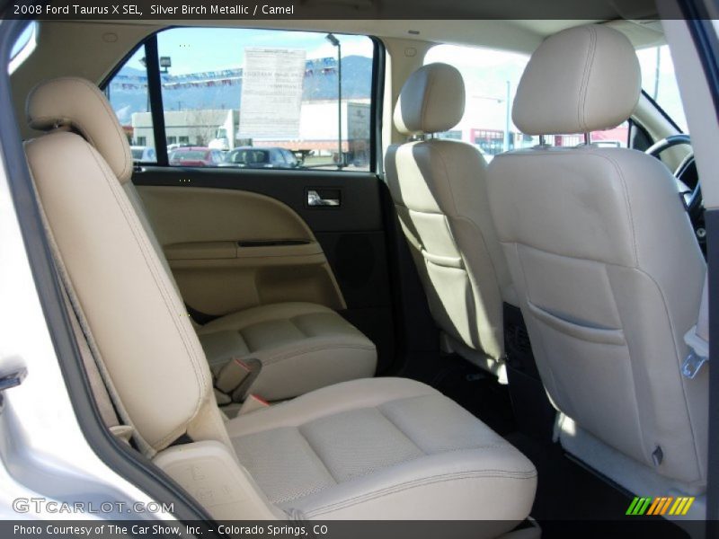 Silver Birch Metallic / Camel 2008 Ford Taurus X SEL