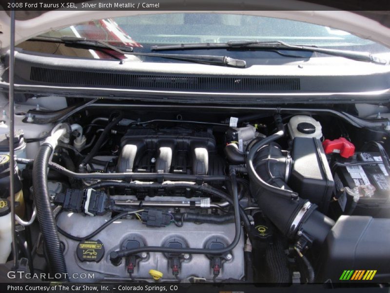 Silver Birch Metallic / Camel 2008 Ford Taurus X SEL