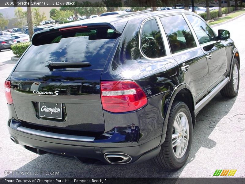 Black / Black 2008 Porsche Cayenne S
