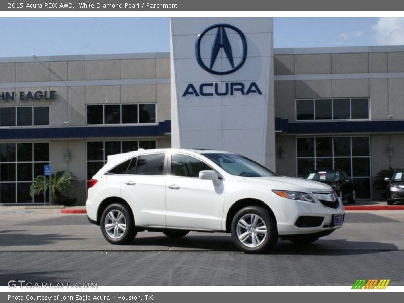 White Diamond Pearl / Parchment 2015 Acura RDX AWD