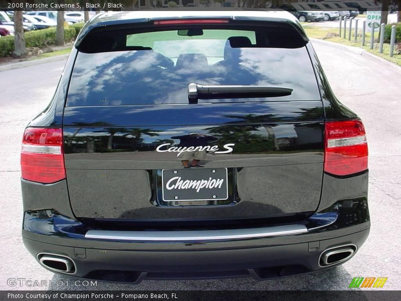 Black / Black 2008 Porsche Cayenne S