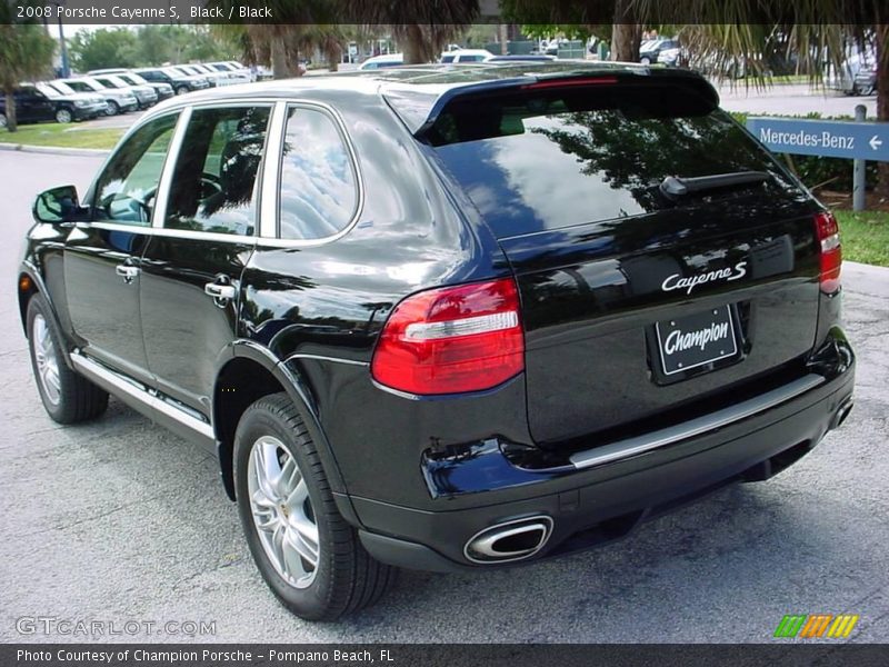 Black / Black 2008 Porsche Cayenne S