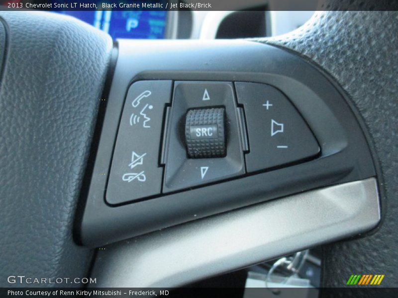 Black Granite Metallic / Jet Black/Brick 2013 Chevrolet Sonic LT Hatch