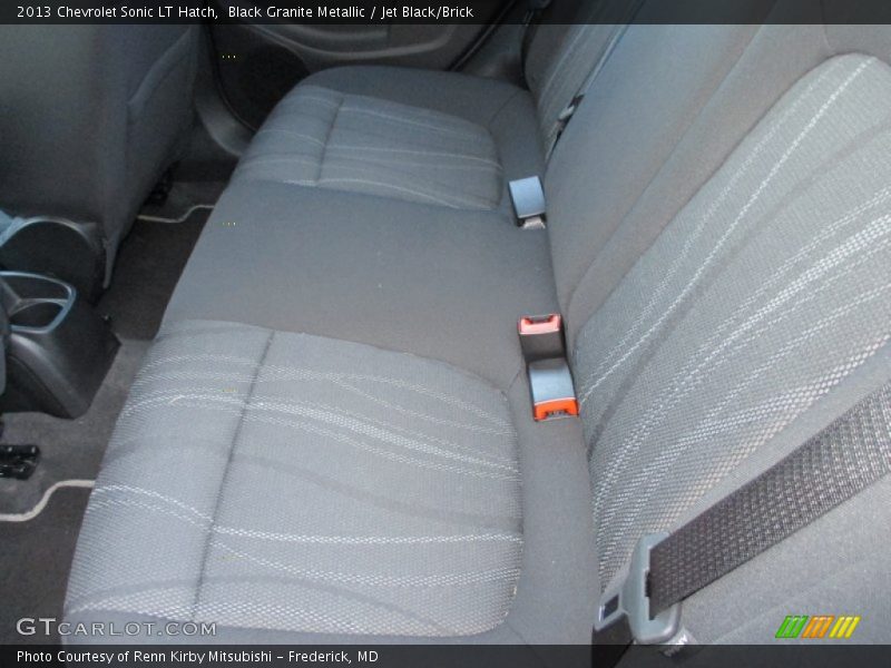 Black Granite Metallic / Jet Black/Brick 2013 Chevrolet Sonic LT Hatch