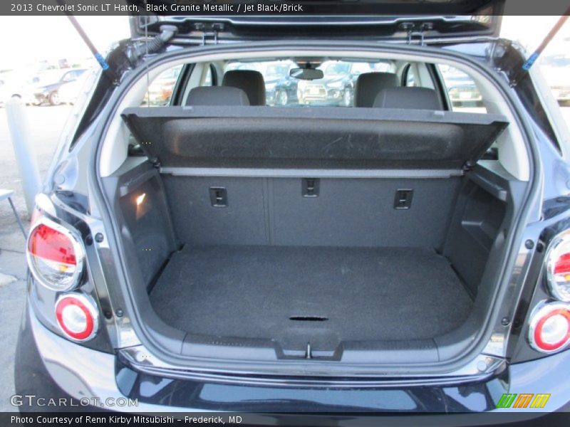 Black Granite Metallic / Jet Black/Brick 2013 Chevrolet Sonic LT Hatch