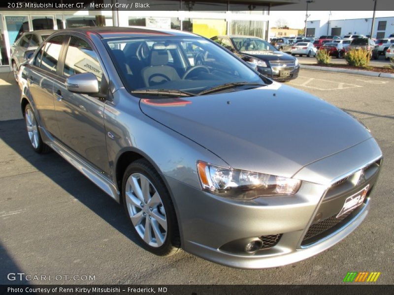 Mercury Gray / Black 2015 Mitsubishi Lancer GT
