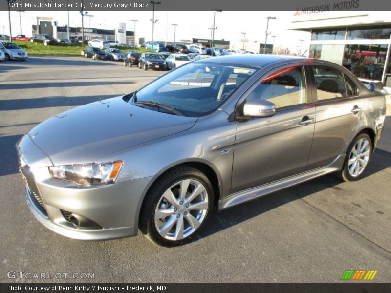Mercury Gray / Black 2015 Mitsubishi Lancer GT