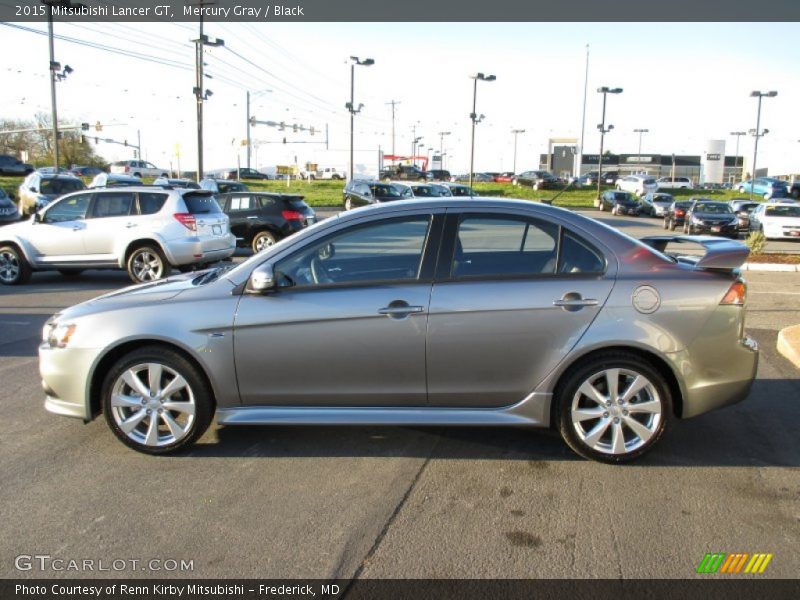 Mercury Gray / Black 2015 Mitsubishi Lancer GT